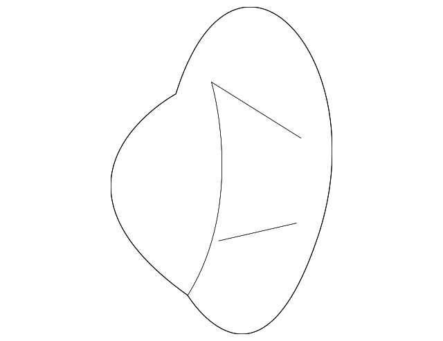 Seat Back End Cap 1K0-886-201 - View 6