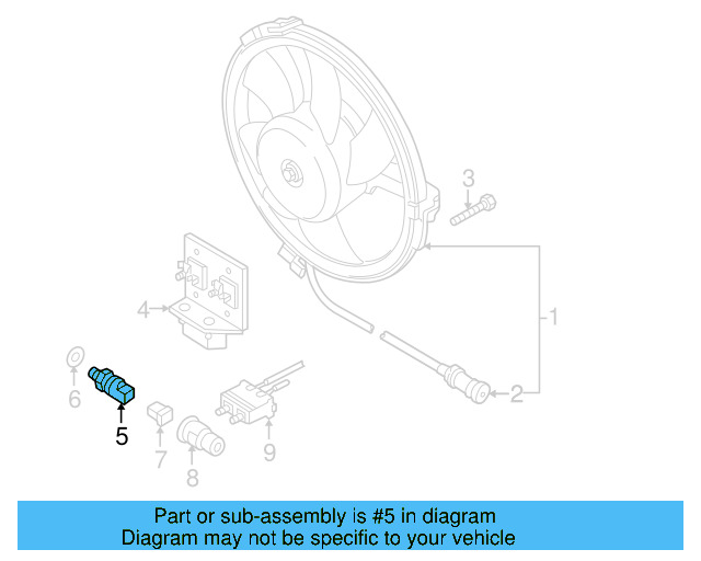 Thermo Switch 8D0-959-481-B - View 4