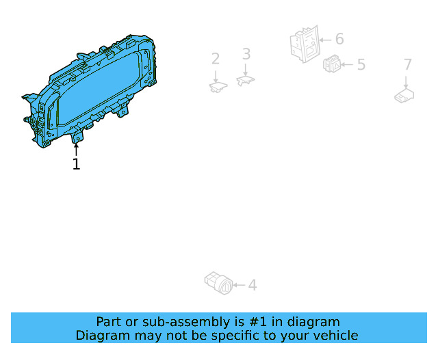 Instrument Cluster 2GJ-920-310-B - View 3