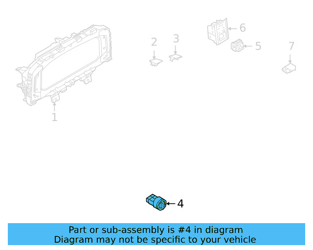 Headlamp Switch 5G1-941-431-E-WHS - View 5