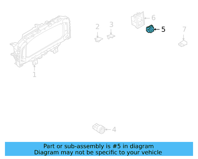 Hazard Switch 17A-953-509-A-ECU - View 9