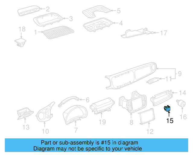Storage Pocket Cap 5C1-858-945-A