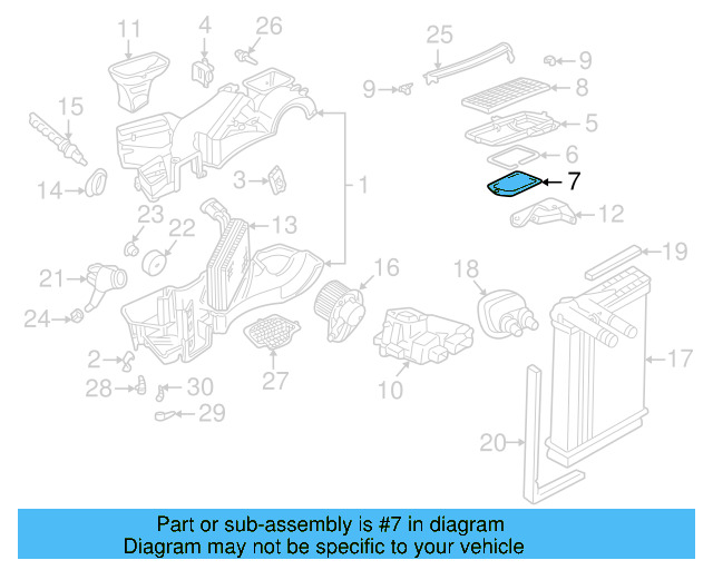 Filter Housing Gasket 8D0-819-165-B - View 8