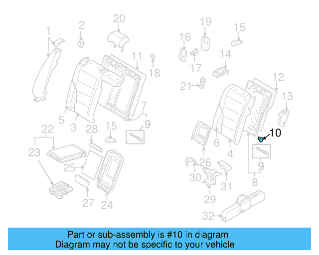 storage bin only does not include drink holder 1K5-863-383-A-75R - View 22
