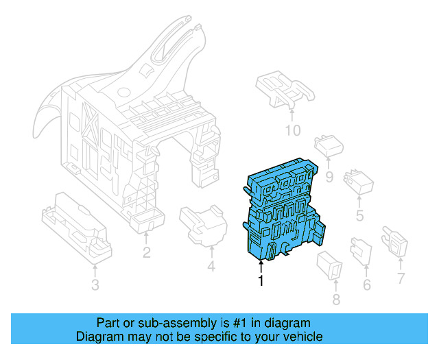 Relay & Fuse Plt 5Q0-937-615-C - View 16