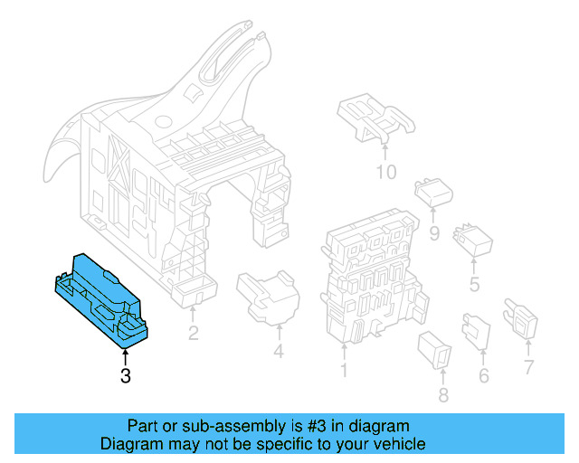 Relay Plate 5Q0-937-503-F - View 19