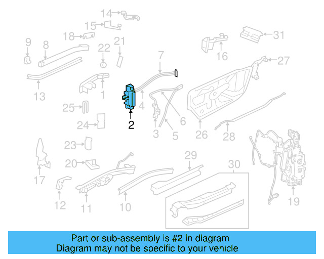 Handle, Inside 7B0-843-642-XD1 - View 7