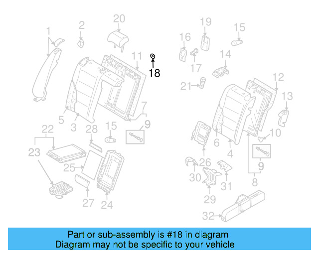 Child Seat Bracket Washer N-910-607-01 - View 3