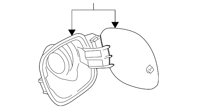 Fuel Door (Unpainted) 3d0809857fgru - View 2