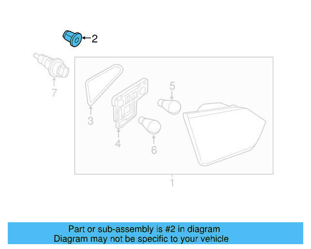 Tail Lamp Assembly Nut WHT-004-871 - View 13