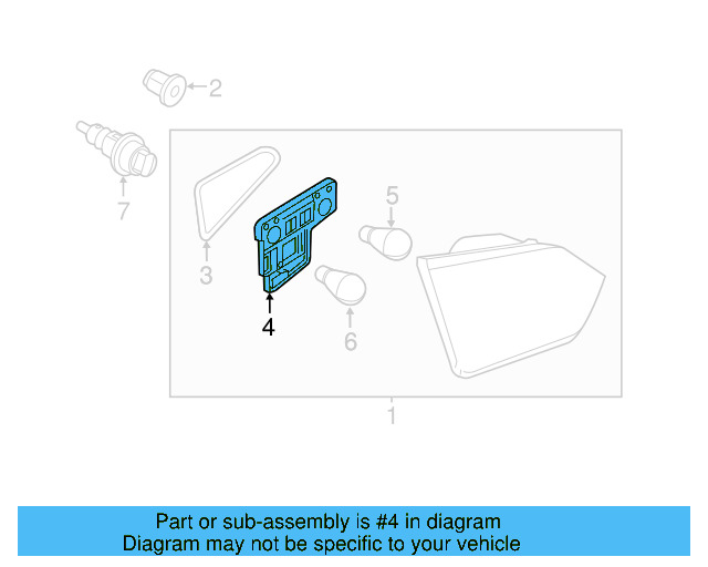 Tail Light Socket 1K9-945-257