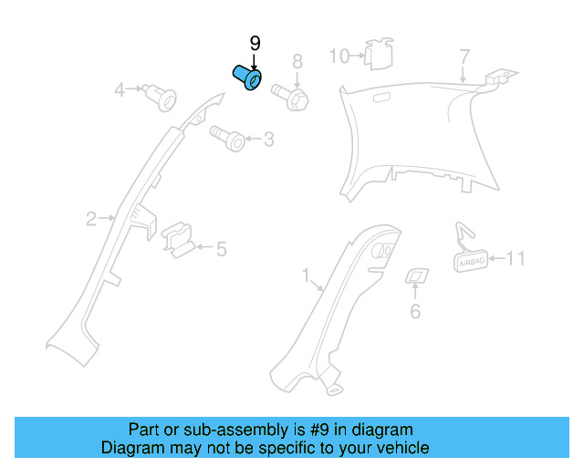 Fender Liner Screw N-907-750-01 - View 129
