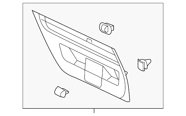 Lower Trim Panel 5C5-867-601-B-82V