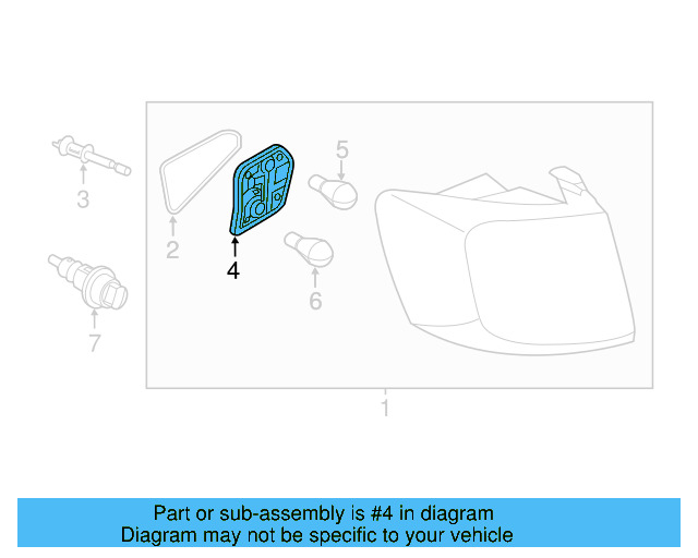 Socket Plate 5C6-945-257 - View 5