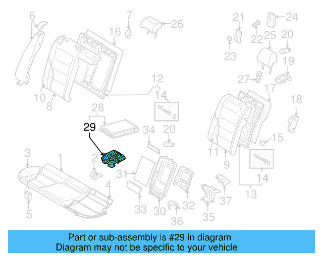 storage bin only does not include drink holder 1K5-863-383-A-75R - View 19