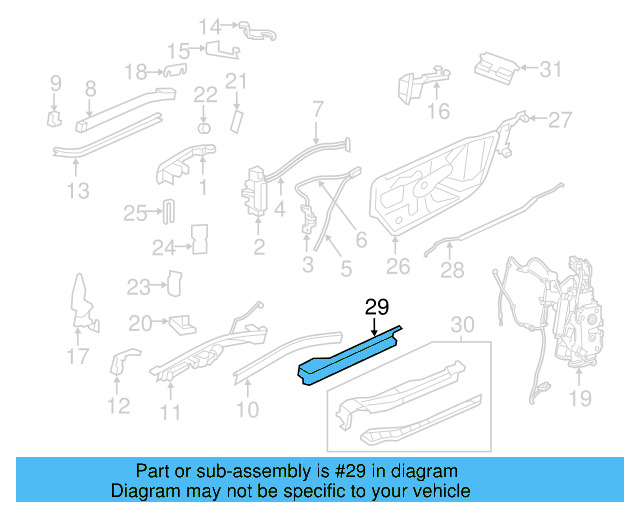 Upper Channel 7B0-809-901 - View 3