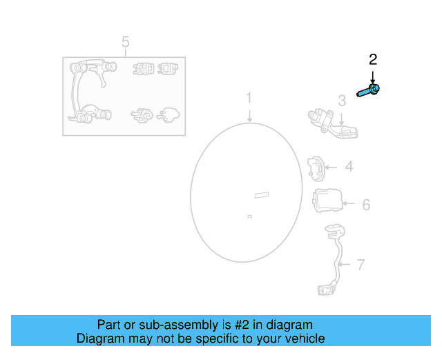 Steering Wheel Bolt WHT-004-448 - View 2