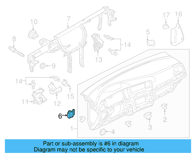 Instrument Panel Plug 1T0-857-489 - View 83