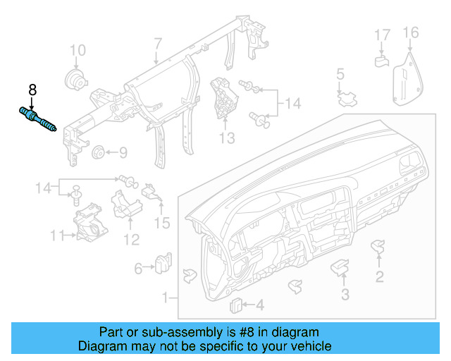 Reinforced Beam Stud WHT-005-586 - View 9