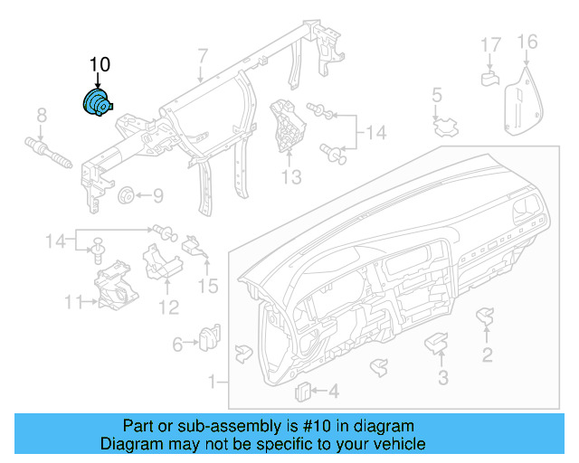 Reinforced Beam Bushing 5G0-857-173 - View 11