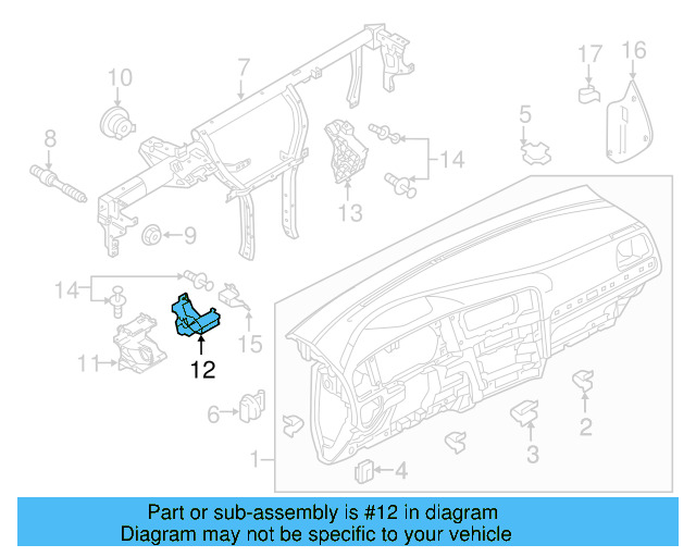 Deform Element 5G1-857-889-A - View 11