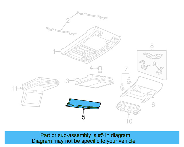Reading Lmp Assembly 7B0-947-291-B-HDA - View 7