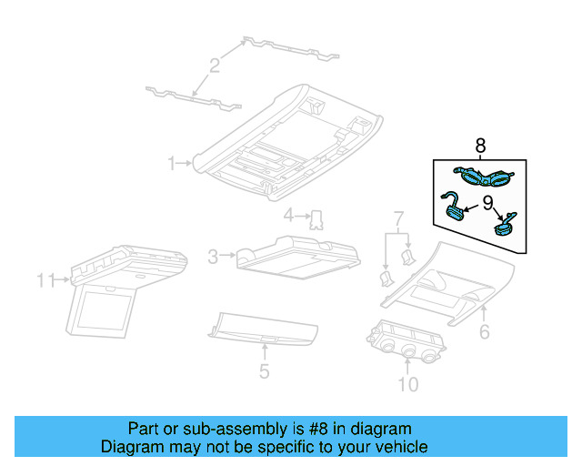 Reading Lmp Assembly 7B0-947-291-B-HDA - View 6