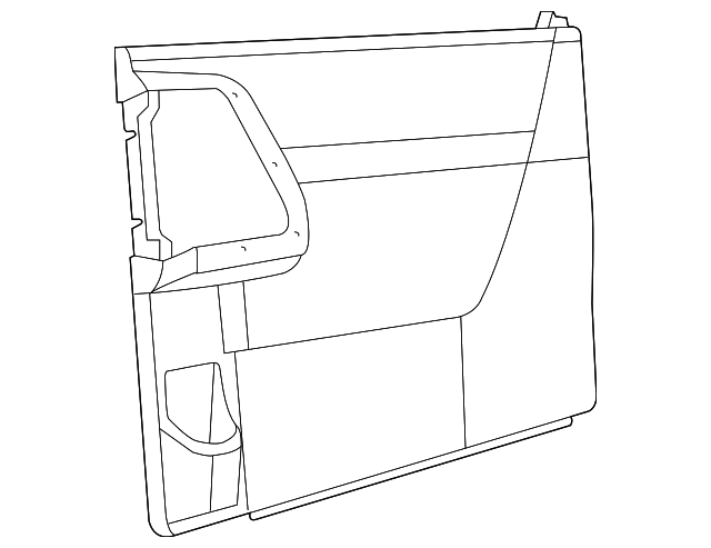 Door Trim Panel 7B0-867-027-XD1