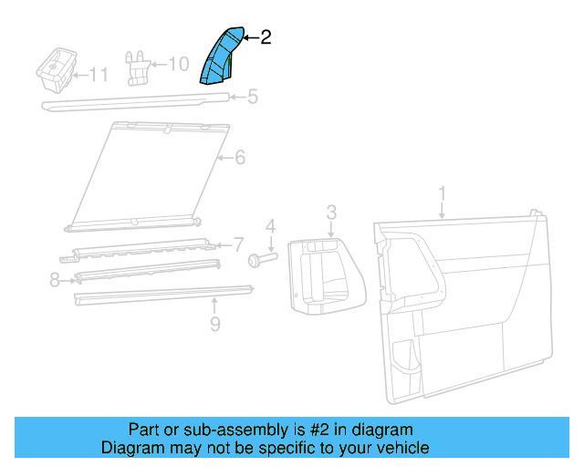 Handle, Inside 7B0-843-642-XD1 - View 8