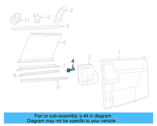 Bezel Screw WHT-005-759 - View 2