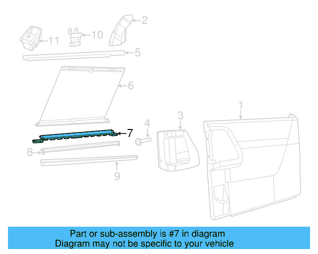 Retainer 7B0-860-379-DK5 - View 2