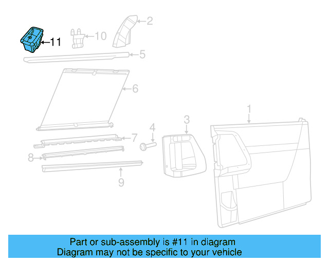 Window Switch 7B0-959-859-E - View 3