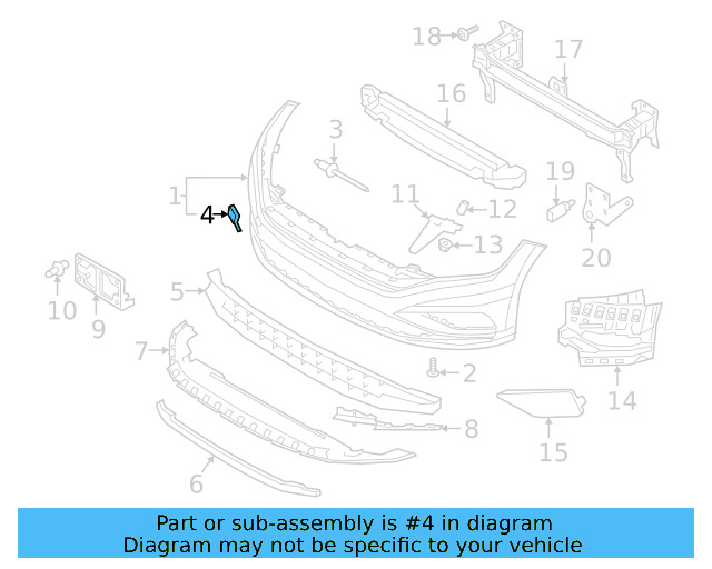 Tow Eye Cap (Unpainted) 17a807241agru - View 2