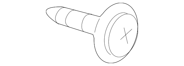 Windshield Pillar Trim Screw WHT-004-321 - View 4