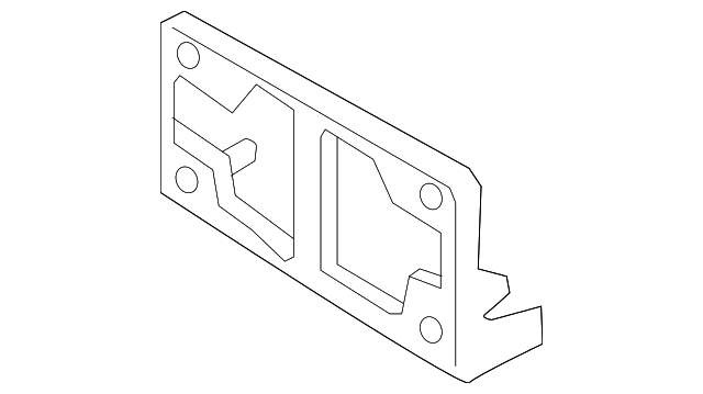 License Bracket 17A-807-287-N-9B9 - View 3