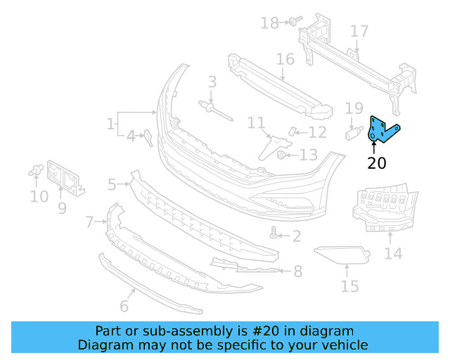 Temp Sensor Bracket 1S0-820-536 - View 13