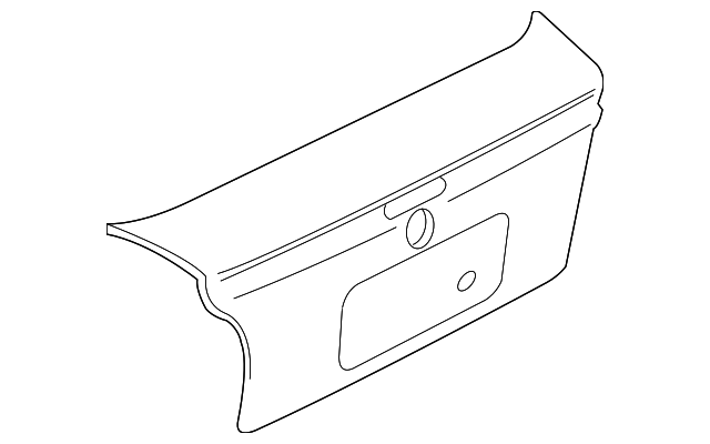 Trunk Lid 1E0-827-025-H - View 2
