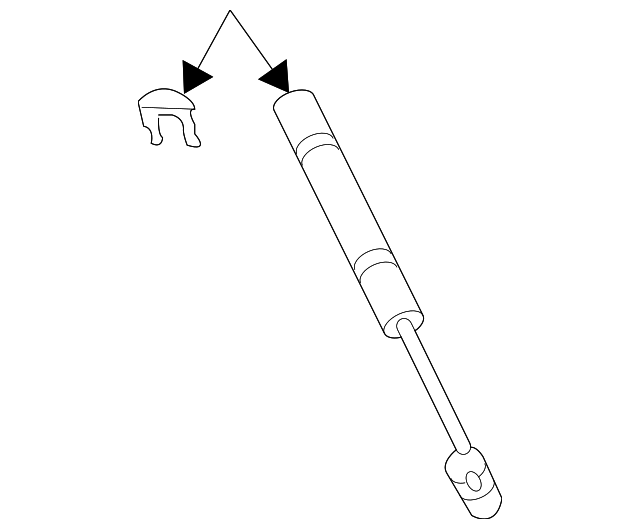 Strut 1E0-827-550-B - View 2