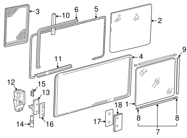 Glass Assembly 7D0847712F01C