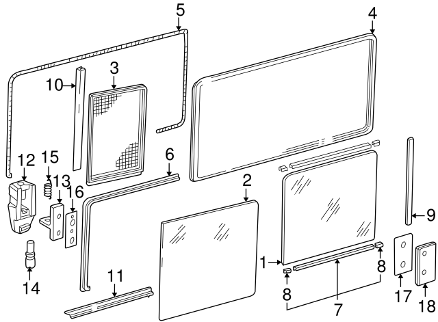 Handle Mount Bracket 281-847-741