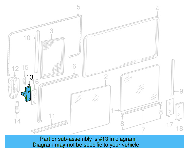 Handle Mount Bracket 281-847-741 - View 2