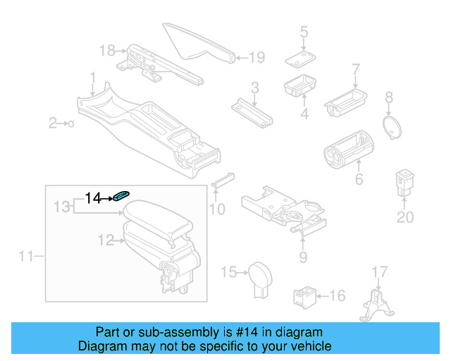 Release Handle 3B0-868-445-82V - View 25