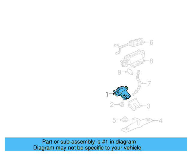 Lock Actuator 5TA-827-506-D - View 12