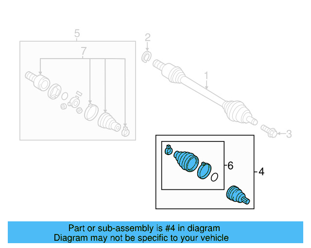 Outer Joint Assembly 1K0-498-099-J - View 25