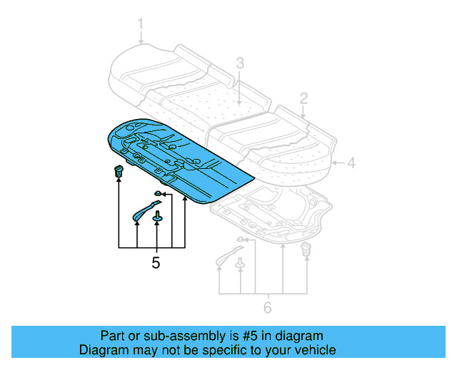 Seat Frame 1K9-885-306-C - View 8