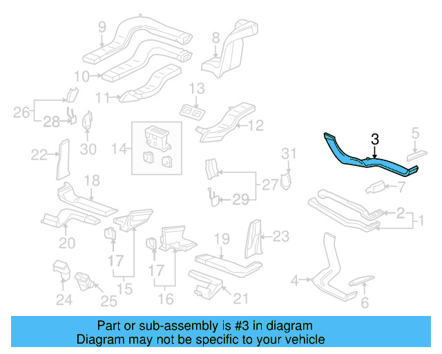 Rear Duct 7L0-819-656-B