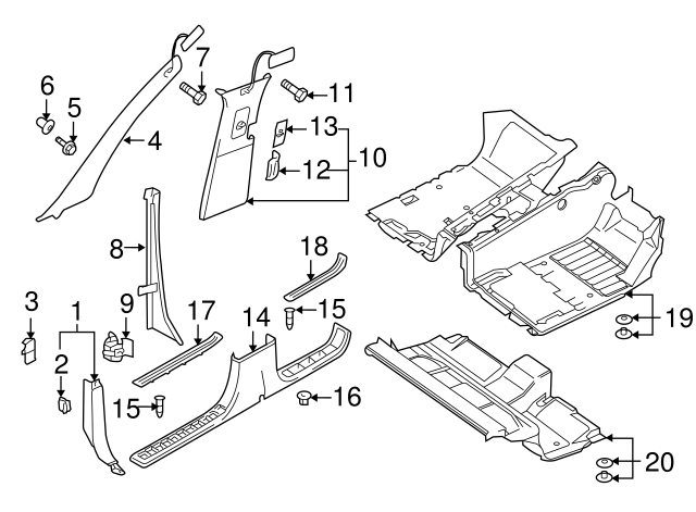 Body B 4A0-867-276-A - View 3