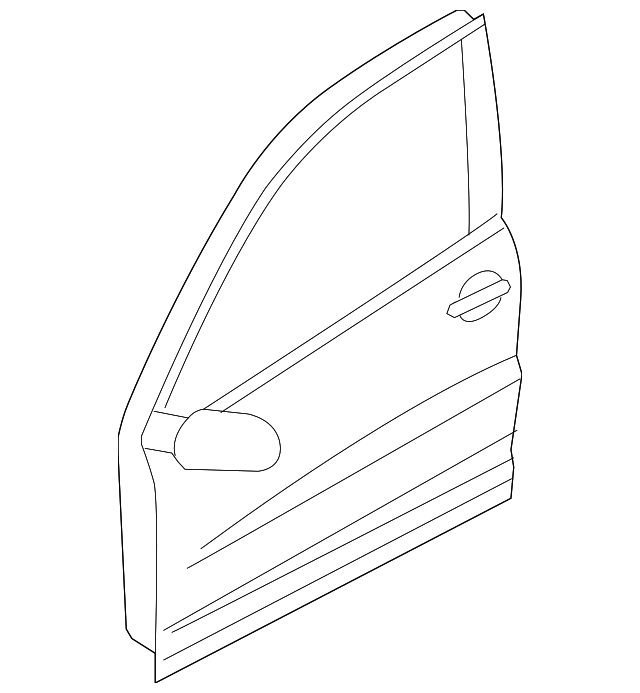 Door Shell 5N0-831-055-B - View 4