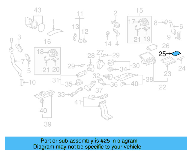 Lower Duct 7L0-819-348-A