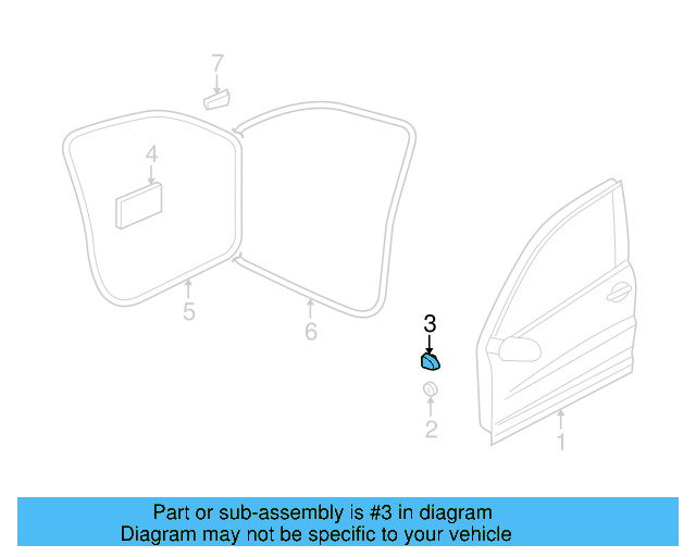 Door Shell Cap 5N0-837-111-9B9 - View 31